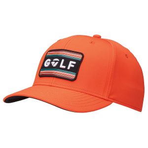 SUNSET GOLF SNAPBACK HAT// ORANGE