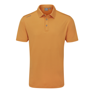 PING Lindum Men's Polo Shirt / Tangerine