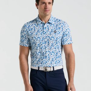 ORIGINAL PENGUIN Pete's Coconut Caddy Golf Polo Shirt / Bright White