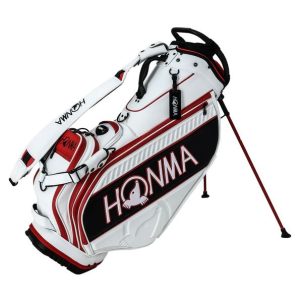 HONMA STAND BAG WHITE/BLACK/RED