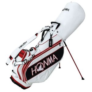 HONMA STAND BAG WHITE/BLACK/RED
