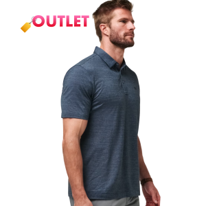 Travis Mathew THE HEATER POLO / Vintage Indigo/Black