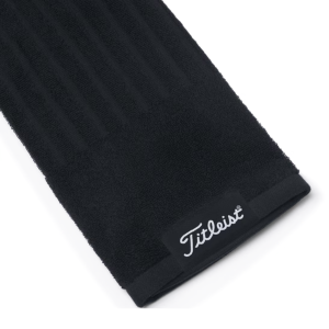 TITLEIST Trifold Cart Towel /BLACK
