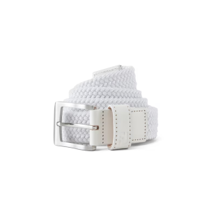 FOOTJOY Braided Belt/ WHITE