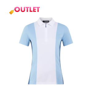 J Lindeberg Evelina Colorblock Short Sleeve /BLUE