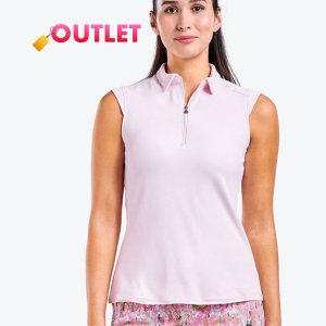 NIVO UV Nikki II Sleeveless Polo / Sugar Pink