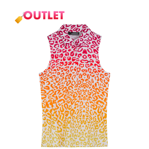 J. Lindeberg Dena Print Sleeveless Top / Leo reflect sunset