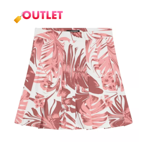 J.Lindeberg Adina print Skirt / hibiscus pink