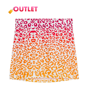 J.Lindeberg Women's Amelie Mid Print Skirt / LEO SUNSET REFLECT