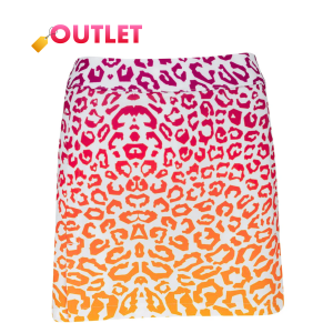 J.Lindeberg Women's Amelie Mid Print Skirt / LEO SUNSET REFLECT